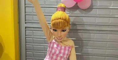 botarga de barbie para fiestas infantiles