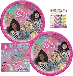 desechables de barbie para fiestas