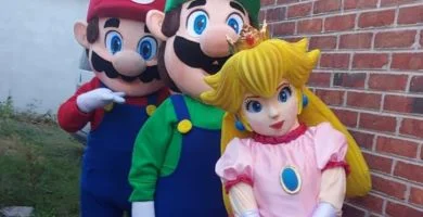 botarga de la princesa peach