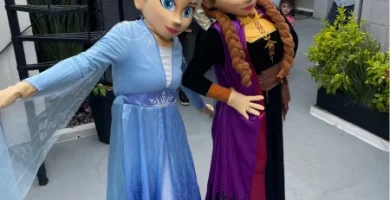 Show de botargas de Frozen para fiestas infantiles