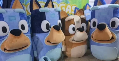 show de botargas de bluey y bingo para fiestas infantiles y cumpleaños